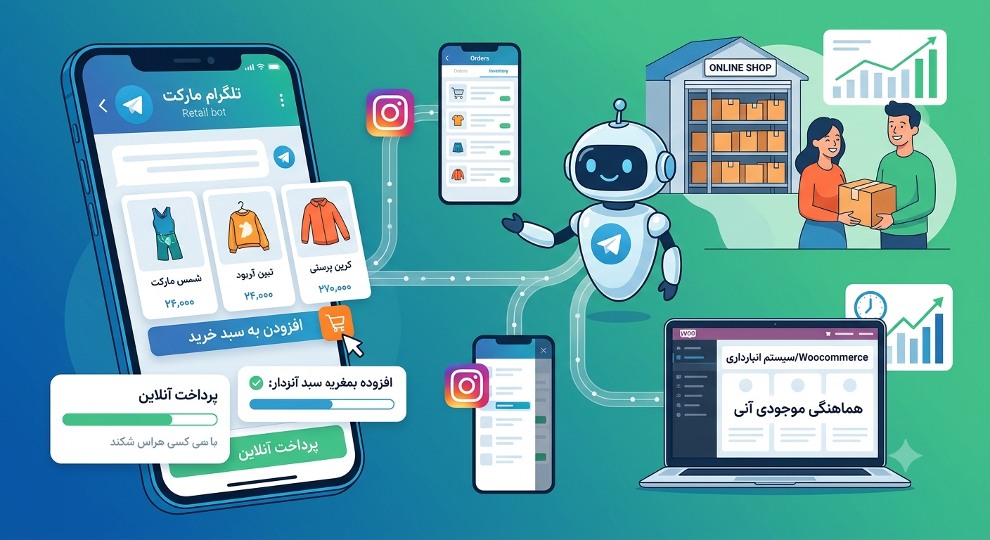 چرا باید به فکر راه اندازی ربات فروشنده تلگرام باشیم؟ راهنمای کامل فروش چندکاناله